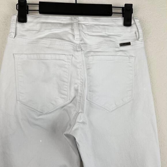 NWT KanCan Alabaster High Rise Super Skinny Jeans in White Denim Size 7/27 - Picture 5 of 7